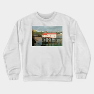 Tenby, Wales Crewneck Sweatshirt